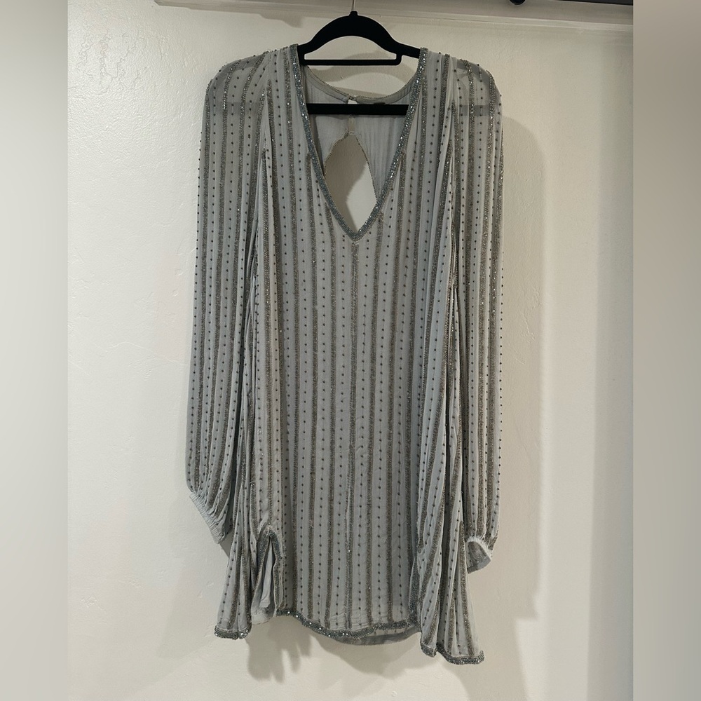 Free People Black Magic Mini Dress